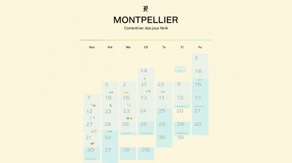Optimiser vos journées avec le calendrier des jours fériés Montpellier
